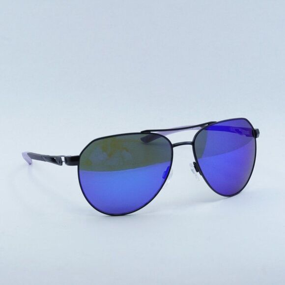 Nike CLUB NINE DQ0924 012 Sunglasses Black Aviator Frame, Ultraviolet Lenses - Picture 6 of 9